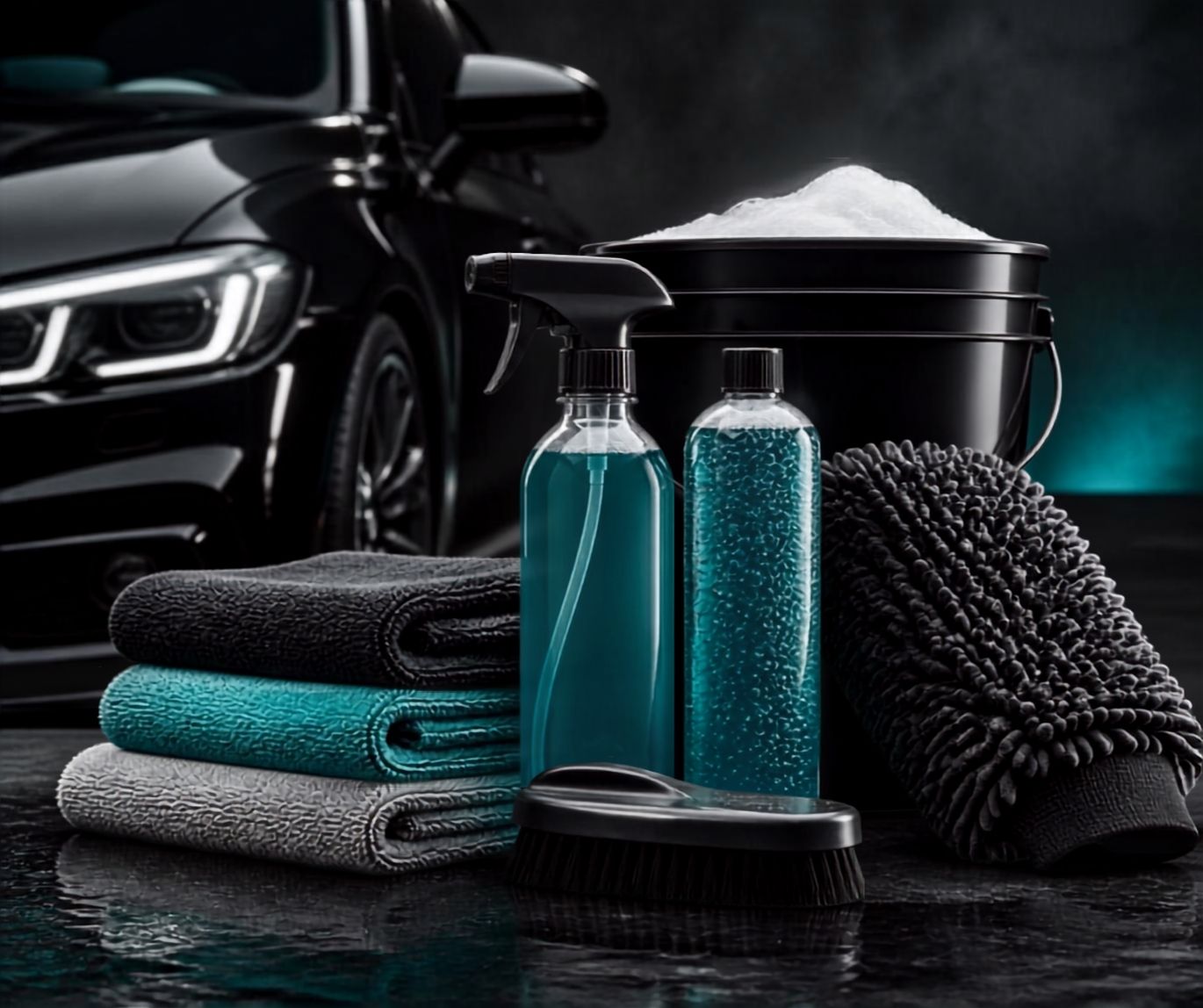 Essential vehicle wash